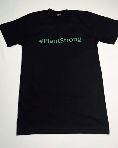 #PlantStrong Tee Black