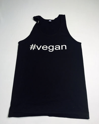 #Vegan Unisex Tank Black