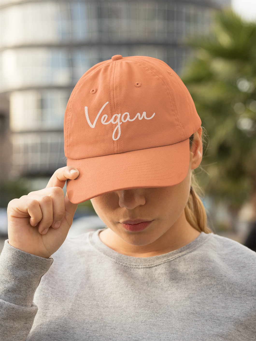 Vegan Signature Dad Hat Vegans Rock Apparel