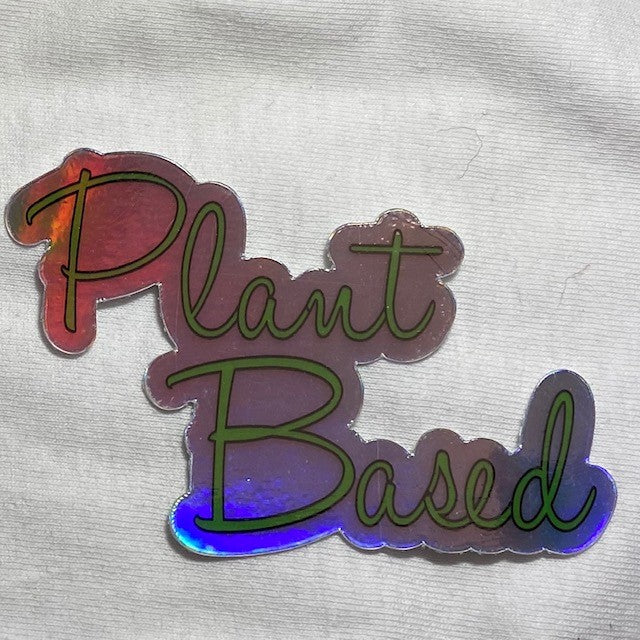 Plant Based Hologram Sticker