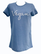 Vegan Signature Womans Tee Blue