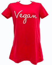 Vegan Signature Womans Tee Red