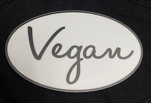 Vegan Signature Oval Sticker