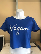 Vegan Signature Crop Top Blue