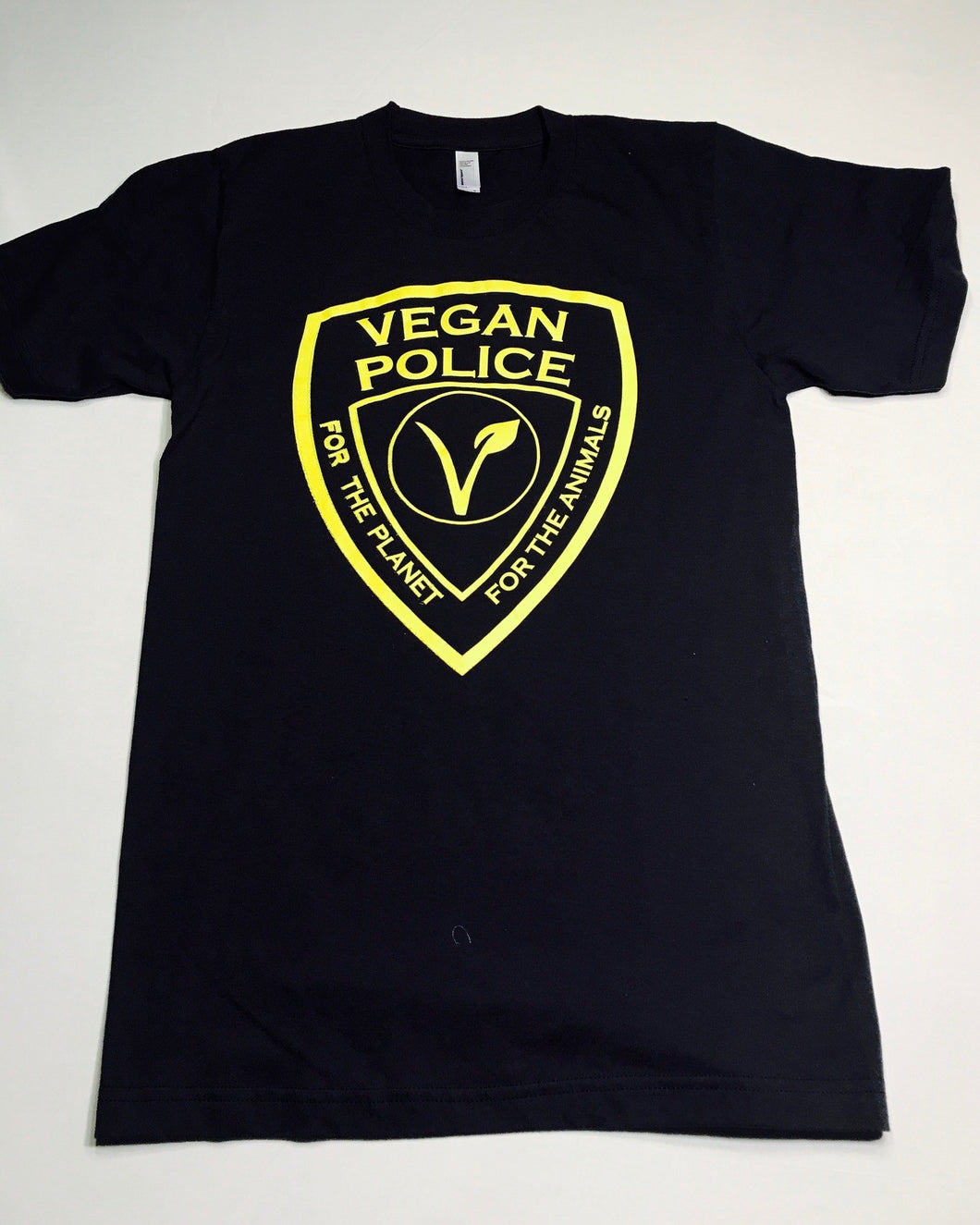 Vegan Police Tee Black