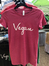 Vegan Signature Womans Tee Rasberry